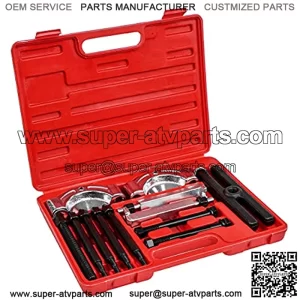Gear Puller and Bearing Separator Splitter 14-Piece Set ?C Vehicle Gear, Pulley, Steering Wheel, Ball Bearing