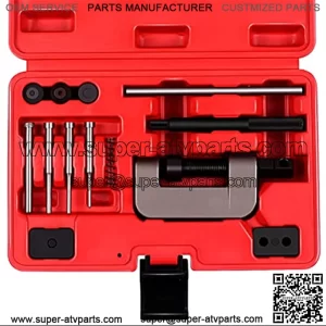 Fit ATV Bike Motorcycle Cam Drive Chain Cutter Breaker Riveting Rivet Tool Kit Chain Pins Rivet Pin Spring