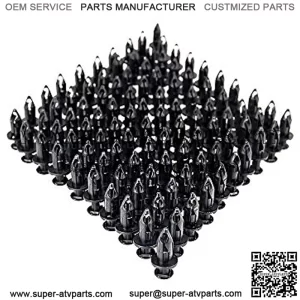100 Pack of Plastic Fender Clips / Body Rivets for Polaris RZR Sportsman Ranger General and other ATVs