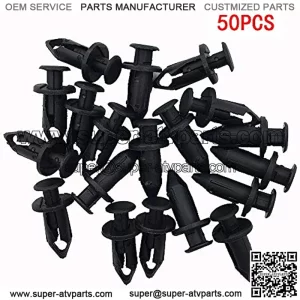 50 Pcs Replaces 90653-HC4-900 Fender Atv Clips Fit For Honda Trx450/400/350/300 250/300/400Ex Suzuki