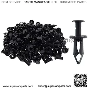 100 x ATV Fender Clips Push Retainer Fasteners Fit Honda 90653-HC4-900 7661855