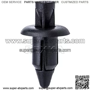 25pcs M6 Fender Clip Retainer Bumper Nylon Push Rivet Pins Compatible with Honda Kawasaki Suzuki GSX-R Yamaha YZF R1 R6