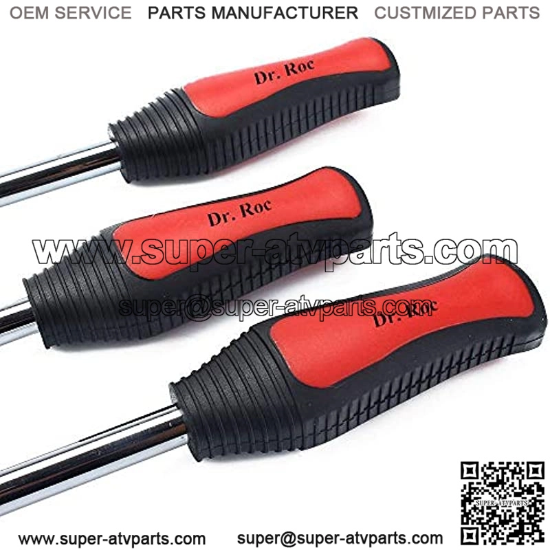 14.5 inch Perfect Leverage Tire Spoon Lever Iron Tool Kit Motorcycle Dirt Bike Lawn Mower Professional Tire Changing Tool with Durable Bag 3 PCS Tire Spoons with Tire Valve Stem TR412 TR413 - Image 4