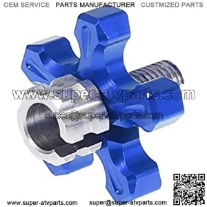 F FIERCE CYCLE M8x1.25mm Brake Clutch Levers Cable Wire Adjuster Screw Bolt Aluminum Alloy for Motorcycle ATV UTV Bike Blue