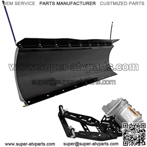 New 66" Pro-Poly Snow Plow & Mount - 2014-2017 Honda Pioneer 700 2-Seat UTV