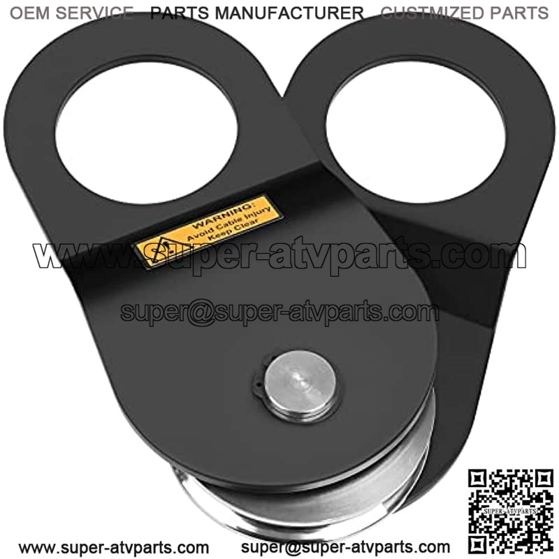 10 Ton Winch Snatch Block, Snatch Block Pulley 22000lbs Capacity, Winch Snatch Block Pulley Recovery Accessory for Truck Tractor ATV UTV Black