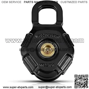 15T/ 33000LB Winch Snatch Block Towing Pulley Blocks-35T/ 77000 LB Maximum Break Strength, Heavy Duty Off-Road Recovery Accessory for Tractor, Truck, ATV & UTV (Black)