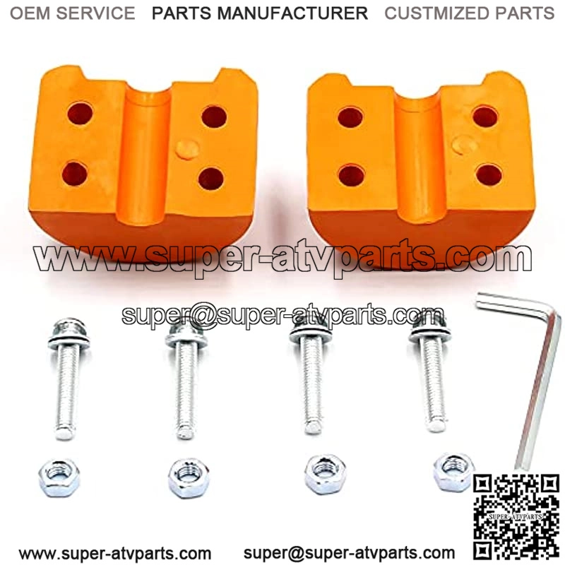 Winch Stopper ATV-SCHS Winch Cable Saver Hook Stopper Line Rubber Stopper with Allen Wrench for ATV UTV Winches (Orange) - Image 4