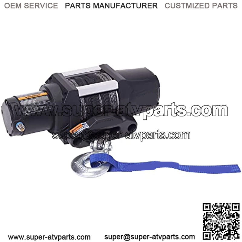12V DC ATV/UTV Electric Winch 3500 lb. Load Capacity w/Steel Cable Wire Rope 1/4" Diameter x 50' Length - Image 2