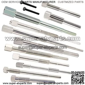 Primary & Secondary Clutch Puller Tool kit. Contains 12 Different Models And Sizes of Clutch Puller Tools. Suitable for Golf Carts, Kawasaki, Arctic Cat,Can-Am, Polaris Motorcycle