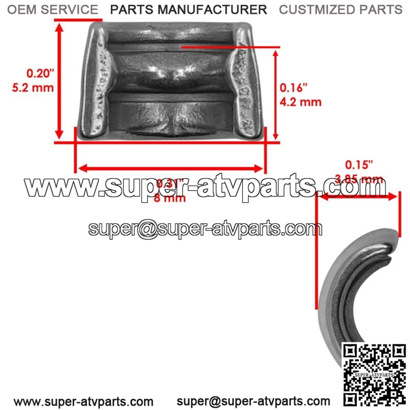 2MB-E2118-00-00 2MBE21180000 Lock Valve Spring Retainer For Yamaha - Image 2