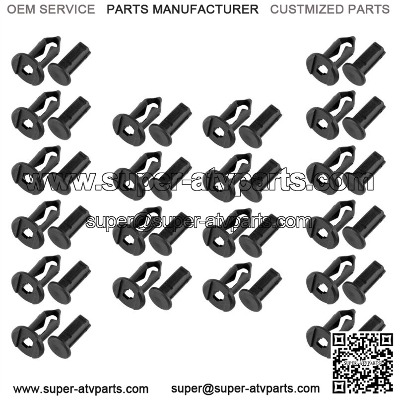 20 Fender Rivet Clips for Polaris RZR Ranger General Sportsman Scrambler 7661855 (For: Polaris) - Image 4