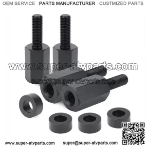 Pack of 4 Seat Risers Raise 1.5" Fits For Can-Am Maverick X3 All Years UTV Black (For: Can-Am Maverick X3)