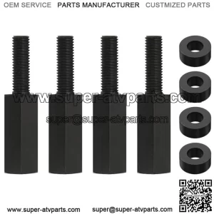 For Maverick X3 2" Seat Riser Bracket Seat Lift Mounts Kit Lift Up UTV Seat