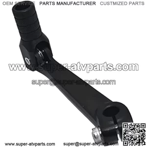 CNC Aluminum Gear Shift Lever, Foldable Gear Shift Lever Fit for Kayo T2 T4 T4L TTR 125 Zonshen 250cc ATV/Pedal Shift Lever for Pit Dirt Bikes(Black)