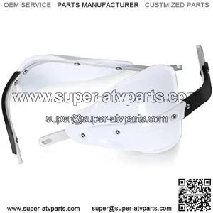 Handguards Hand Guards - Universal for 7/8" and 1 1/8" Handlebars For off Road ATV For Motorcycle Pit Dirt Bike Motocross (White)