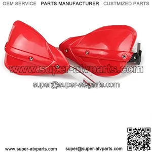 Universal ATV Handguards Hand Guards 7/8" 22mm and 1 1/8"28mm PP Plastic Guard For CR CRF 125 250 300 CR125R CR250R CR500R CRF150R CRF150F Motorcycle Racing Supermoto Dirt Bike Red