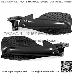 Motorcycle Hand Guards Universal 7/8" 22mm Motocross Handguard (Black-black)