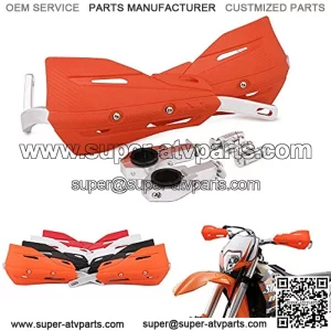 Hand Guards Handguards Guard Handguard - Universal 7/8 inches 22mm and 1 1/8 inches 28mm For Dirt Bike Motorcycle MX Supermoto Racing ATV Quad KAYO - Orange