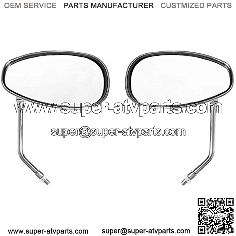10MM Motorcycle Handlebar Rearview Side Mirrors For Honda Kawasaki Suzuki Cruiser Scooter Street Bike ATV&UTV - Image 4