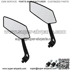 Custom Universal Motorcycle Rearview Side Mirrors for Sports Bike Choppers Cruiser