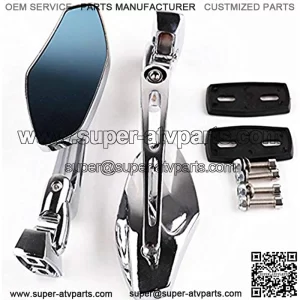 Universal  Adjust Racing Sport Mirrors for Honda CBR 600 1000 RR F4i F4 Suzuki GSXR 600 700 1000 1300 Hayabusa Busa Kawasaki Ninja ZX 6R 7R 9R 10R 12R 14R Yamaha YZF R1 R6 R6S 1000 600