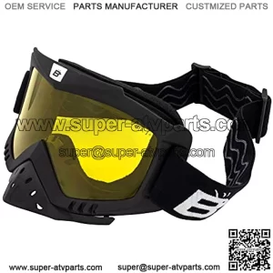 Birdz Eyewear Toucan - Gafas acolchadas para motocicleta, ATV, UTV, motocross, esqu??, con protector de nariz desmontable
