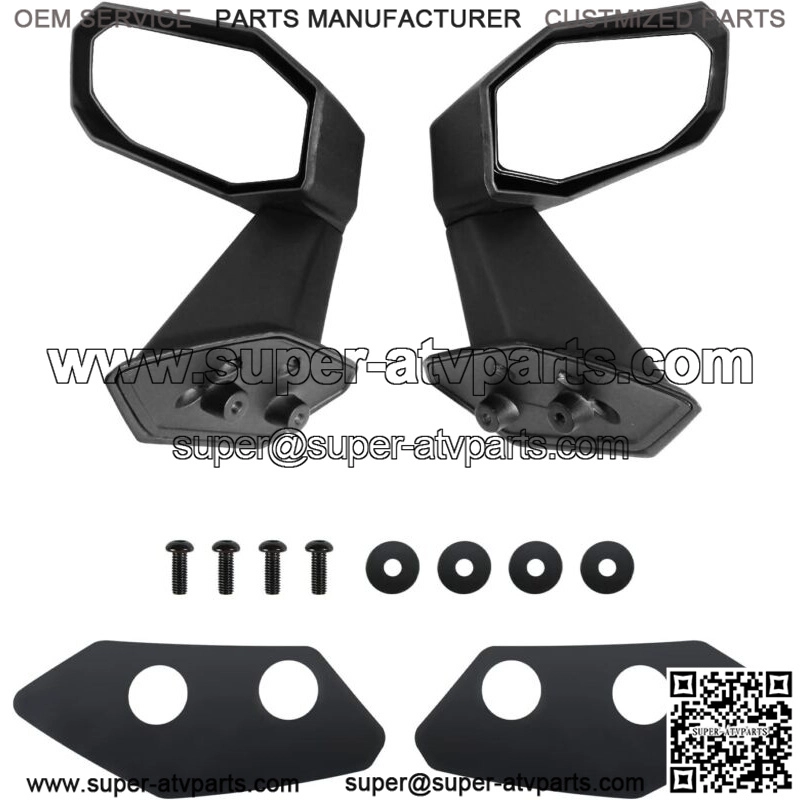 2pcs Front Door Rear View Side Mirrors for Can Am Maverick2017-2023#715004236 - Image 2