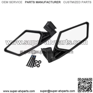 UTV Rear View Racing Side Mirrors For Can Am Maverick X3 Max Turbo R 2017-2020
