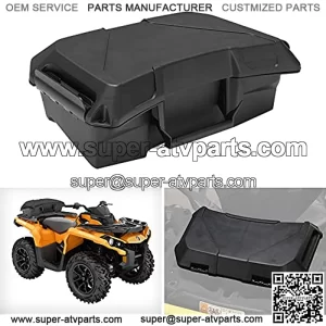 ATV Outlander Storage Cargo Box,A&UTV PRO 2 GAL (7.5L) Front Rear Tool Bed Box Waterproof for Can-Am Outlander G2, G2L L MAX 6X6 Accessories Replace OEM #708200408