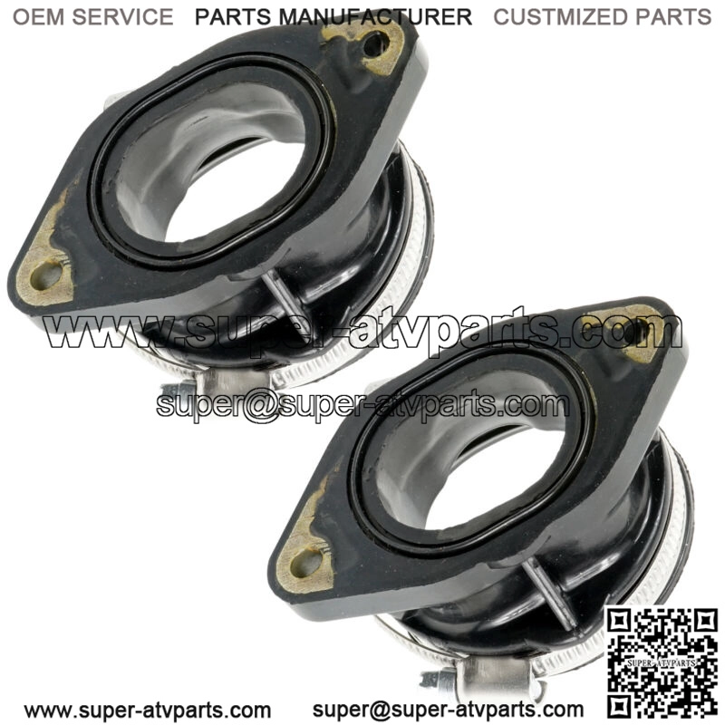 2 Throttle Intake Manifold Boot Adapter For Polaris Ranger Crew XP 1000 17-19 (For: Polaris)