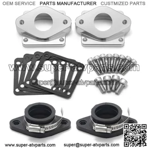 Split Intake Manifolds Kit 26mm-41mm Carb Carburetors For Yamaha Banshee 350 YFZ350 1987-2006