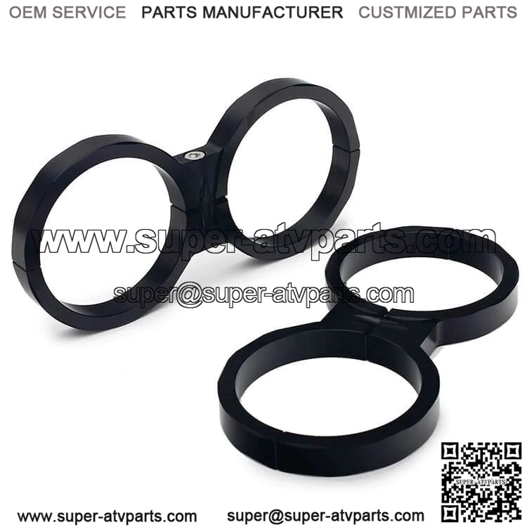 2.0 * 1.5"Billet ATV / UTV Shock Reservoir Mounting Clamps