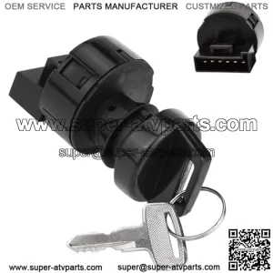 Ignition Switch Key 4 Position 6 Pin Fits for Polaris Ranger 400 500 570 800 4x4 Crew ACE 325 570 900 RZR 570 Sportsman 500 550 Repl.# 4012166 4011142