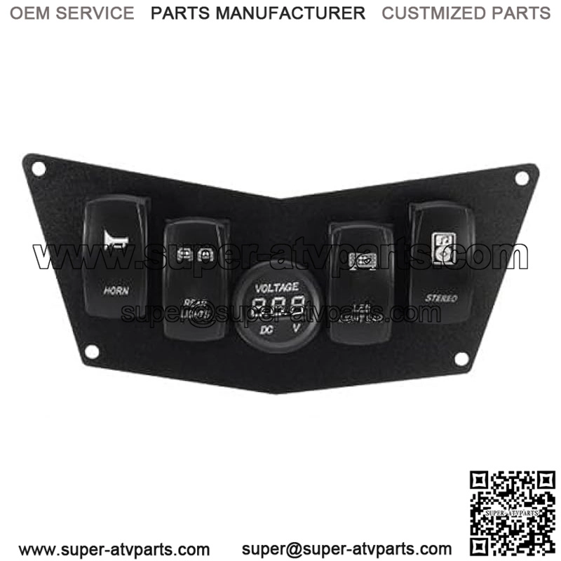 12-24V Dash Panel 4 Rocker Switch for ATV UTV Polaris Ranger RZR XP 900 800 570 - Image 5