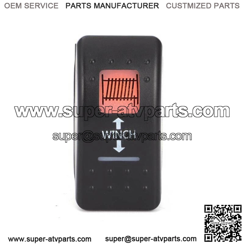 WINCH ROCKER SWITCH Amber Backlight For CAN-AM Commander Maverick X3 Defender - Image 2