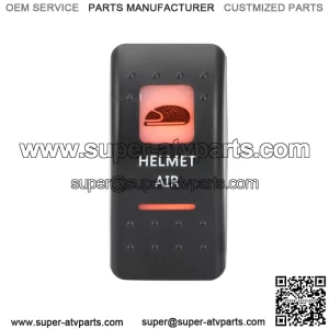 For Can Am Maverick X3 Commander Marine Rocker Switch HELMET AIR Amber LED