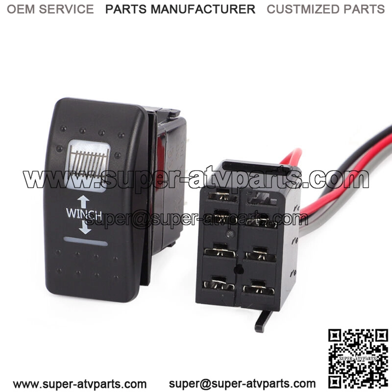 Winch Switch with Backing Amber For Can Am Maverick X3 Commander Rocker - Image 3