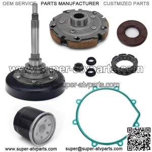 ATV UTV Wet Clutch Assy for Hisun 400 UTV 400 MSU400 YS400 Massimo Supermach Menard Yardsport