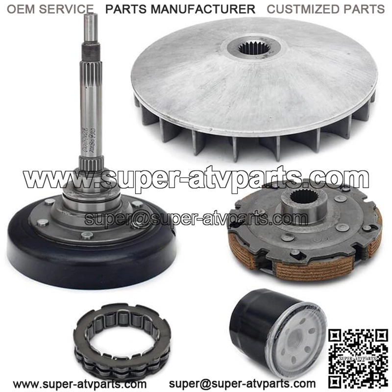 Wet Clutch Secondary Pulley Fixed Sheave Housing Shoe Carrier Assy for Hisun 400 UTV 400 MSU400 YS400 Massimo Supermach Menards Yardsport - Image 2