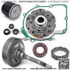 ATV UTV Wet Clutch Assy Clutch Housing Pad Shoe Gasket Bearing Oil Seal Oil Filter Flange Nuts Assy for Massimo Alligator 500 700 700-4