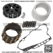 For Honda TRX450R 2004-2005 Clutch Basket Plates Kit & Gasket CNC Billet