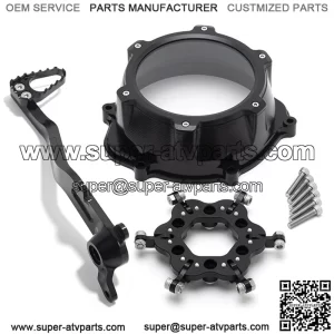 Lock Up Clutch Cover Clutch Kit & Brake Pedal For Honda TRX450ER 2004-2014