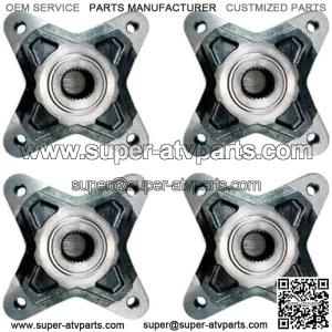 4 Rear Wheel Hub for Polaris RZR XP 900 2011-2013 RZR 4 XP 900 2012-2013 5137278