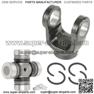 Front Drive shaft Yoke w/ U-joint for Polaris Ranger Crew 1000 Diesel 2015-2018