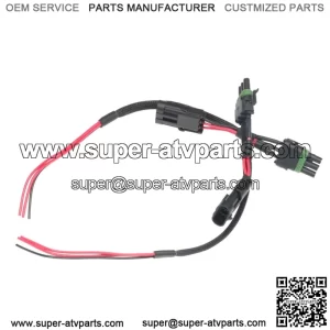 Two Tail Light Auxiliary Power Plug Quick Harness for 17-23 Can-Am Maverick X3