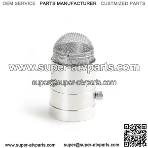 Stainless Steel Exhaust Outlet Pipe Tip for Yamaha Raptor 700 2006-2016/Raptor 350/660 ALL YEAR