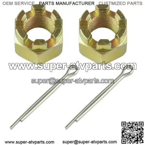 2x Axle Hub Castle Nut w/ Cotter Pin For Polaris RZR XP 4 1000 HIGH LIFTER 2021 (For: Polaris)