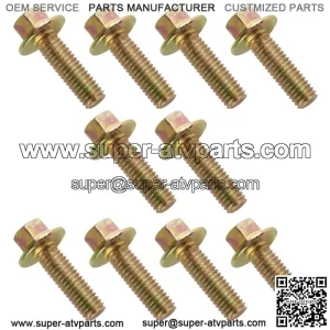 10x Flanged Head Clutch Bolt M6x20 for Polaris Ranger Crew XP 1000 2020-2021 (For: Polaris)