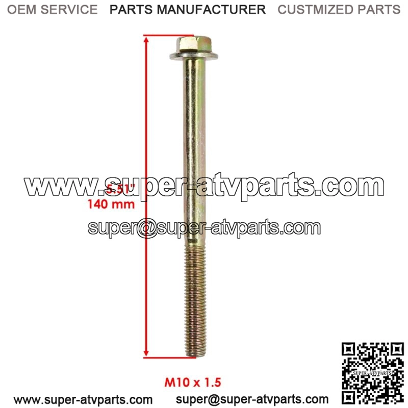 2x Rear Bearing Carrier Upper Bolt & Nut For Polaris Scrambler XP 1000 2015-2018 (For: Polaris) - Image 2